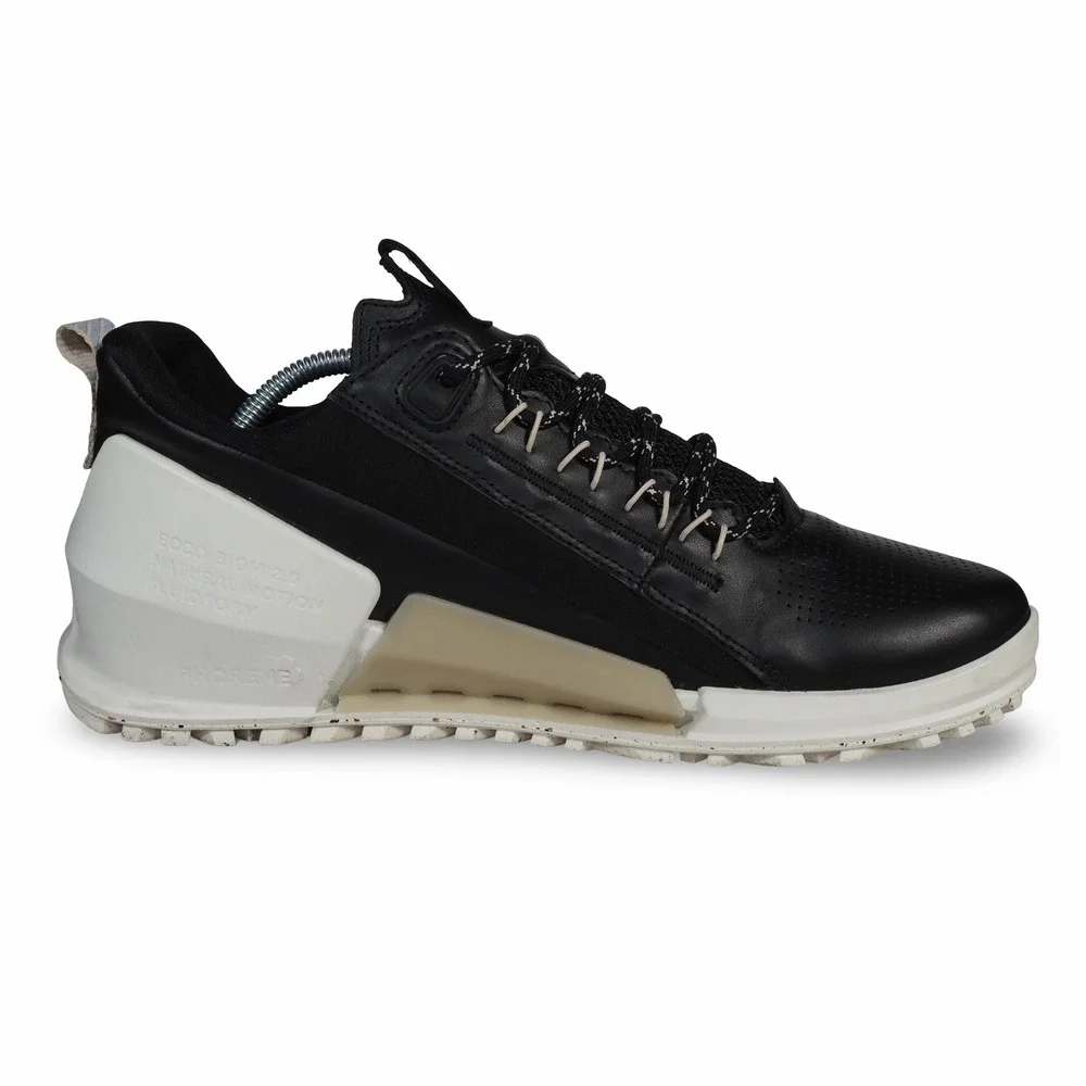 ECCO Biom‎ 2.0 Luxury Cross Trainer Shoes Black Leather Womens 9-9.5 EU 40
